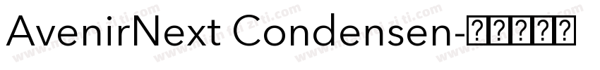 AvenirNext Condensen字体转换